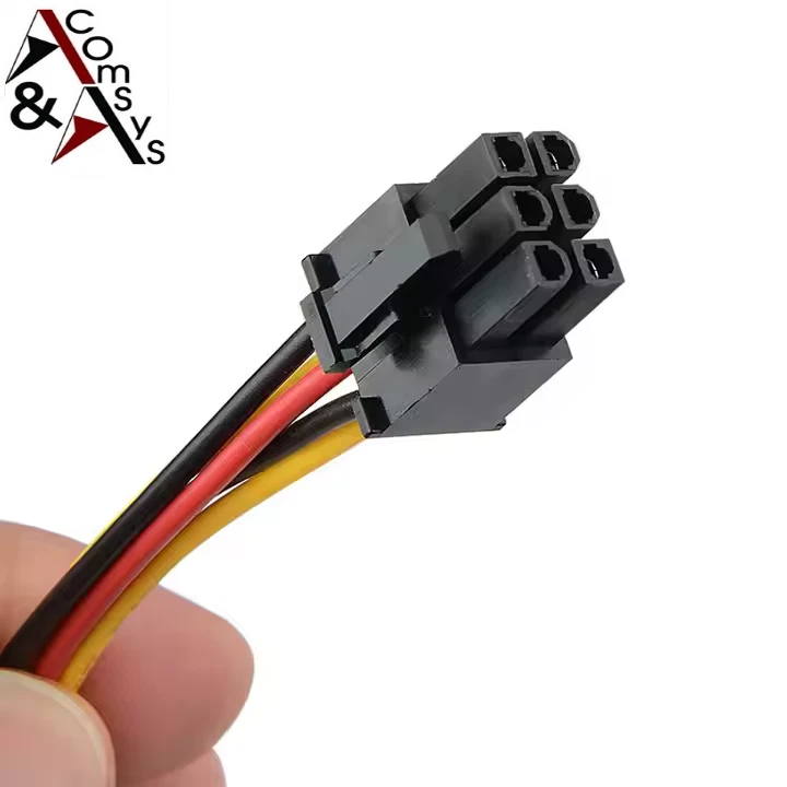 Adapter Kabel 4Pin Molex IDE auf 6 Pin PCI-E PCI Express Stromkabel Grafikkarte - Bild 3 von 4