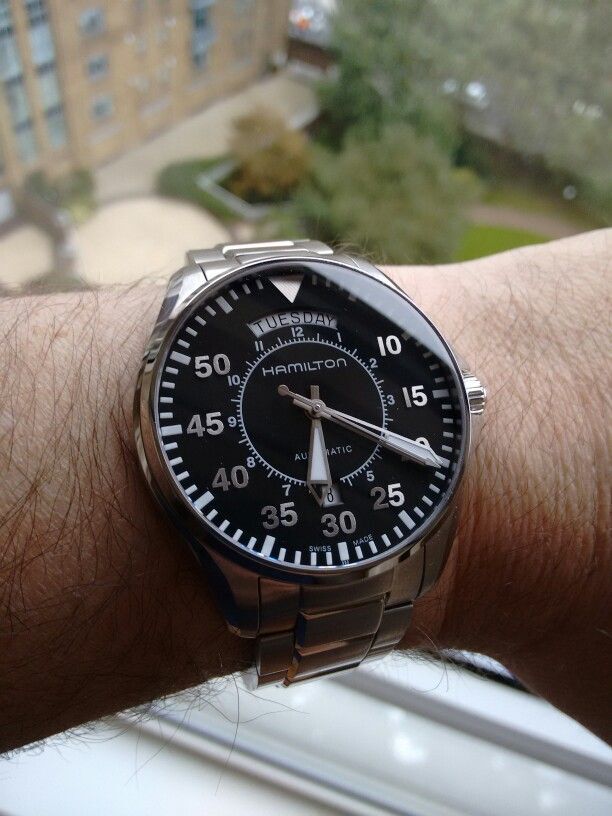 Hamilton Khaki Aviation Pilot Day Date Auto | eBay Hamilton Khaki Aviation Pilot Day Date Auto | eBay