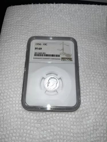 1956 Roosevelt Dime PF69 NGC Certified