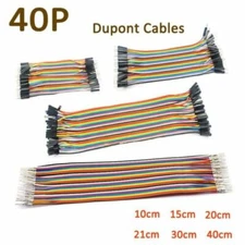 Dupont Cables Wire 40P 2.54mm Jumper Breadboard Wire M-M F-F M-F 10 20 30 40cm