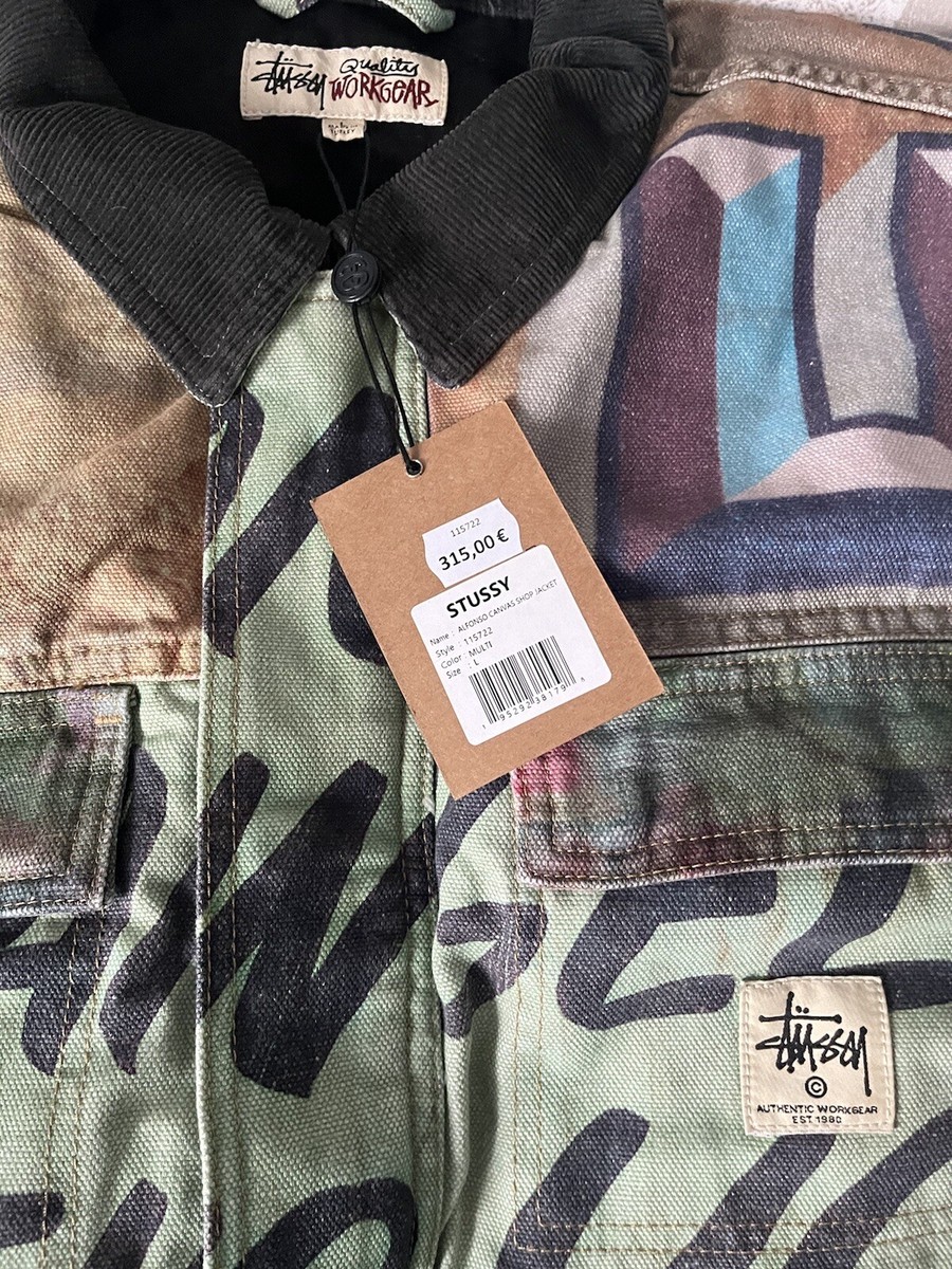Stussy Alfonso Canvas Shop Jacket Size Large Authentic Brand Stussy Alfonso Canvas Shop Jacket Size Large Authentic Brand