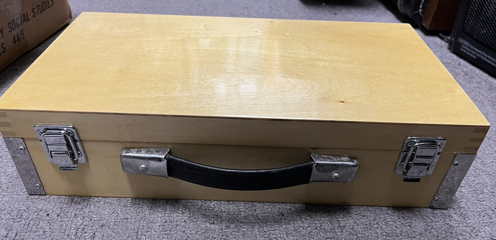 Logix Bocce Ball Chrome Set. Wooden Box eBay