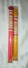 vtg lot 2 Sets of 4 HERO Plastic 10" Double Point  Knitting Needles sz 11 & 13