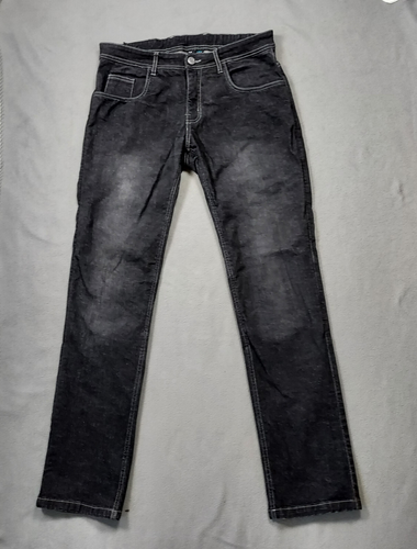 Street and Steel Men's 34 X 34" Black Oakland Motorcycle Jeans W / Kneepads