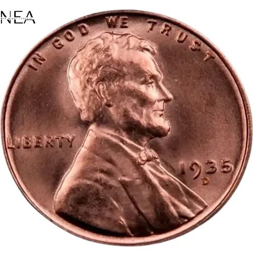 1935-D Lincoln Wheat Penny Cent ~ Gem BU (red)