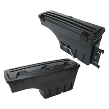 Pair Truck Bed Storage Tool Box Left+Right For 19-21 Chevy Silverado/GMC Sierra