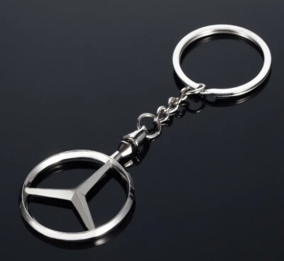 2 Custodie TPU Ultra-sottili Per Chiavi Mercedes Benz – Compatibili Con E300L, Classe C, GLC, GLA – Protezione 360° Con Portachiavi In Lega E Pelle Scamosciata
