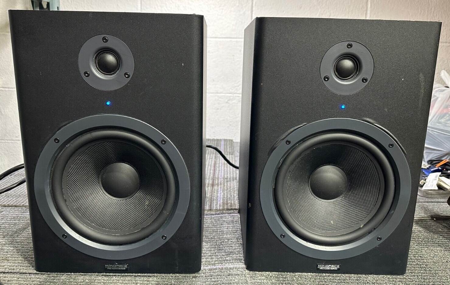Meer dan wat dan ook dynastie Centimeter Monoprice 8" Pro Audio Powered Studio Monitor Speakers Pair | eBay