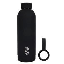 SINT Stainless Steel Double Wall Vacuum Insulated Sport Water Bottle 750ml Grey