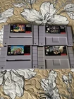 Super Nintendo SNES Game Bundle Super Mario Kart Mortal Kombat Power Rangers 90s