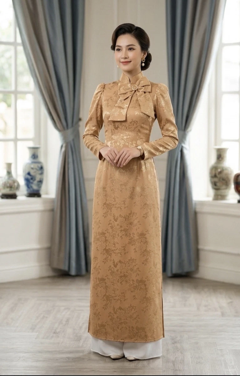slim fit dress slacks Luxury Gold Evening Dress with Cape Sleeve Women Prom Formal Dresses f –  sultanti main image 0