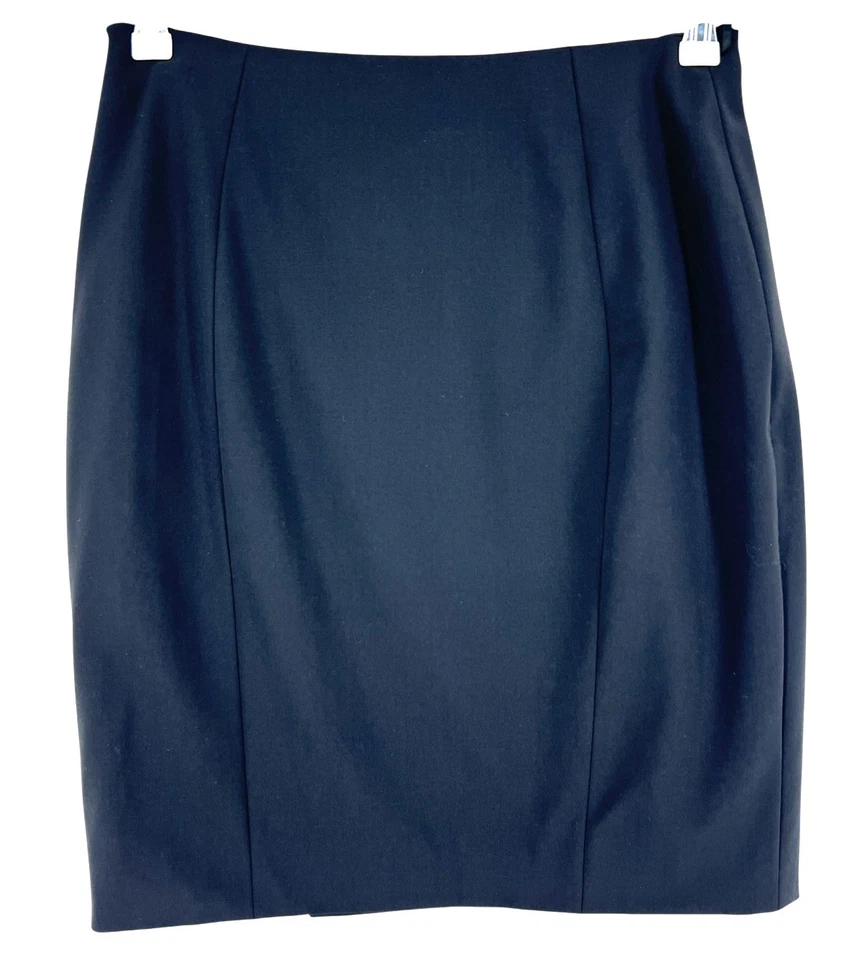 Mini falda negra 95 % lana Hugo Boss para mujer talla UK: 10 - W28 Foto 2 de 4