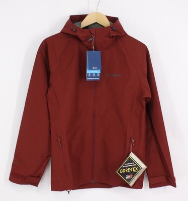BERGHAUS HERREN PACLITE 2.0 GORE-TEX JACKE GR XS DUNKELROT UVP 160£ IB