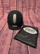 Champion Junior X-Air Plus Riding Hat Size 58cm Colour Black Decent Condition