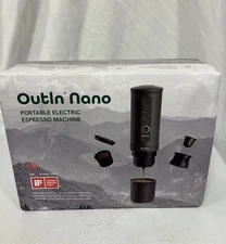OUTIN Nano Portable Espresso Machine - Rechargeable 3 Min Self-Heating