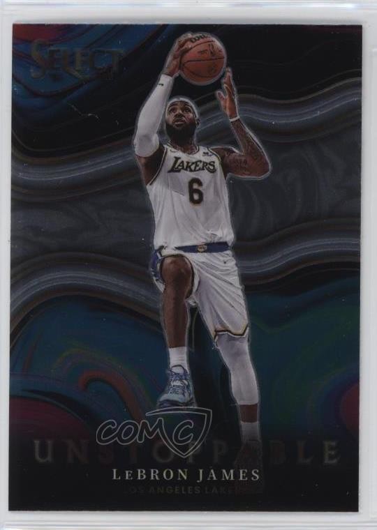 2021-22 Panini Select Unstoppable LeBron James #5 13rw