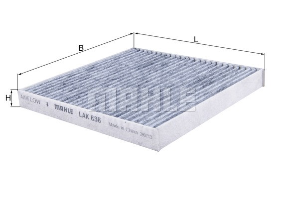 Mahle LAK 636 Innenraumfilter, Frischluftfilter, Pollenfilter FüR Peugeot ION-image