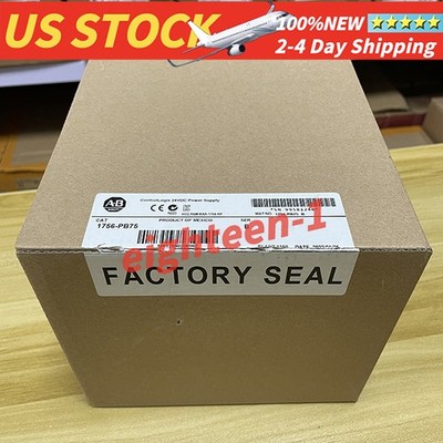 AB 1756-PB75: ControlLogix 24V DC Power Supply 1756PB75 Brand New Factory Sealed