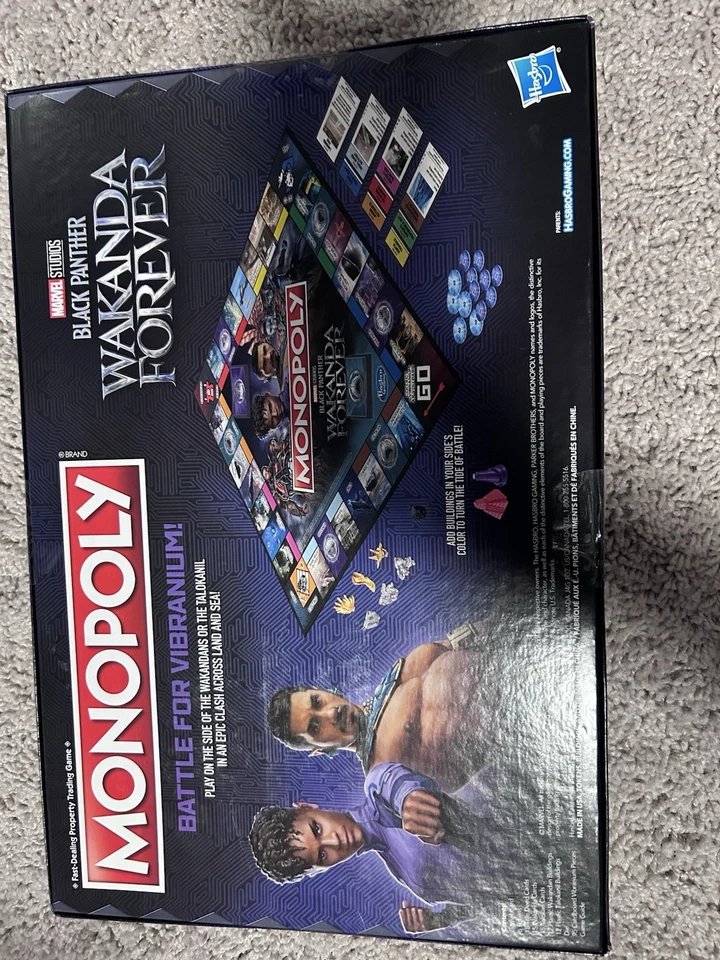Monopoly Black Panther Board Game Chadwick Boseman Edition - Image 2 of 2