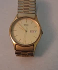 Vintage Mens Seiko Watch Day Date 7n438a89 Runs