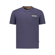 Napapijri Blue Cotton Men's T-Shirt