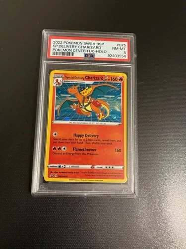 Pokemon 2022 Charizard Special Delivery #075 PSA 8