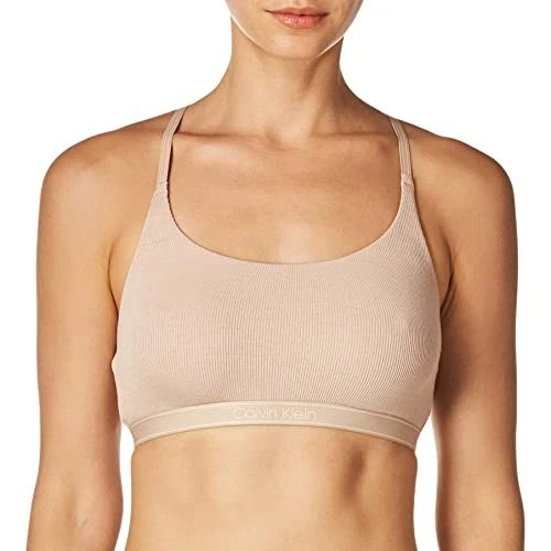 Calvin Klein Bralette Miel Almendra Tela Modal, M Foto 3 de 4