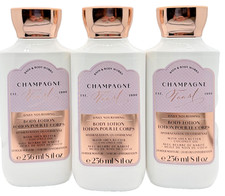 NEW Bath Body Works Lot of 3 Bottles Champagne Toast Daily Body Lotion 8 oz