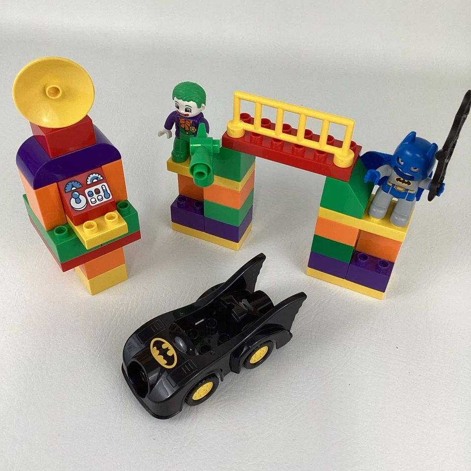 Lego Duplo The Joker Challenge 10544 Conjunto de Construção Infantil Batman Super-herói 100% - Imagem 4 de 4