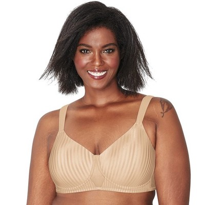 Playtex Secrets All Over Smoothing Full-Figure Wirefree Bra 36D