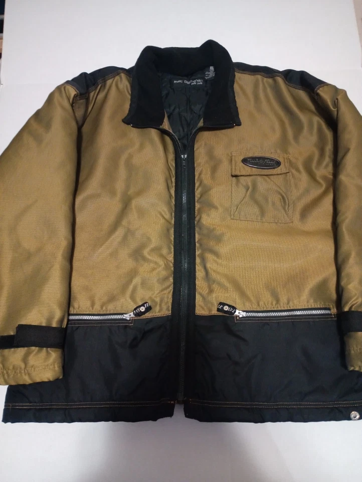 Pelle Pelle Sport Marc Buchanan, Chaqueta Abrigo Verde Vintage, Años 90 Para Hombre XXL Foto 2 de 4