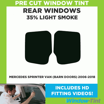 Pre Cut Fensterfolie für Mercedes Sprinter (Hecktüren) 2006-18 35% Licht, 30µm