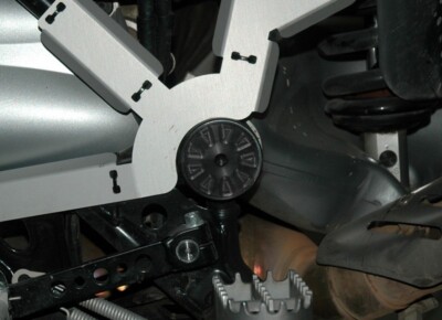 Touratech Drehpunktabdeckung BMW R1200GS bis 2012 / GSA bis 2013 und andere 044-0296