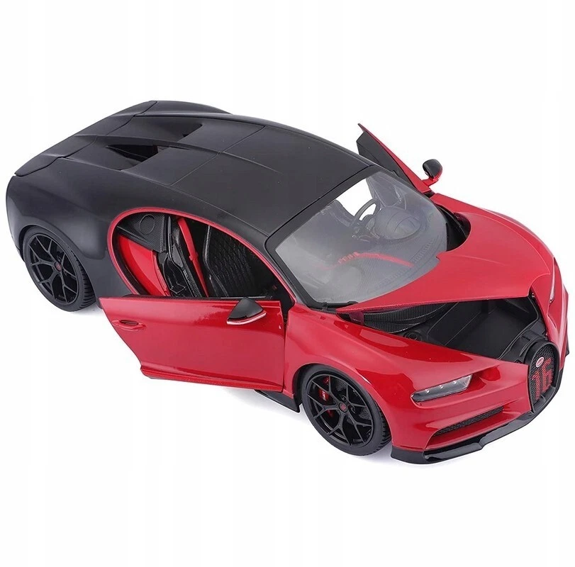 BUGATTI CHIRON SPORT Scala 1:18 Modellino Auto Metallo Bburago Collezione - Immagine 3 di 4