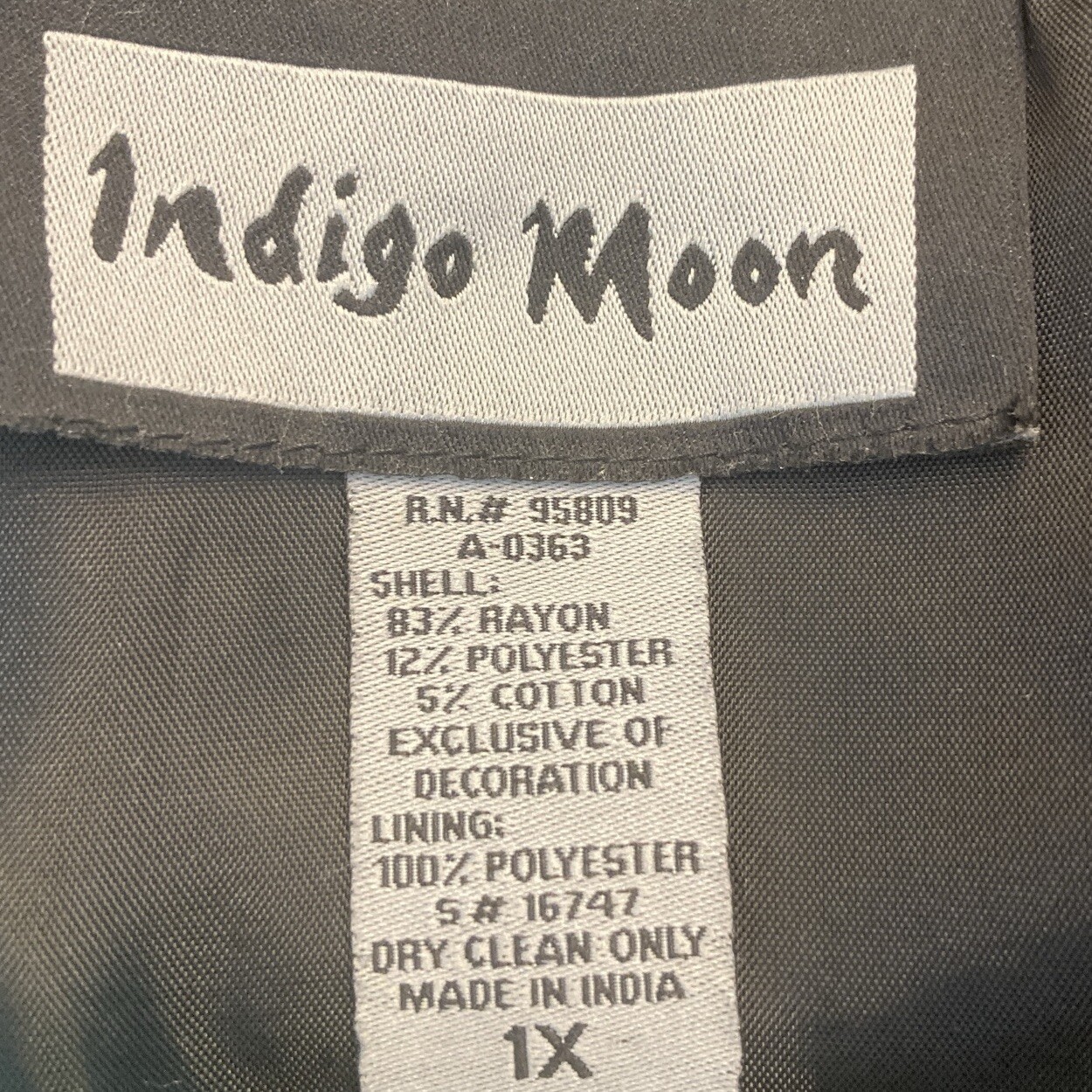 Indigo Moon Women Blue Patchwork Embroidered Leav… - image 4