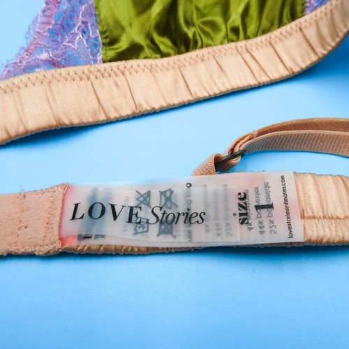 Love Stories Size 1 Love Lace Bralette Lightweight Spaghetti Strap Intimates New - Bild 7 von 9