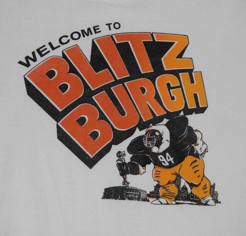 Felpa uomo vintage 1994 PIttsburgh Steelers Welcome to Blitzburgh XL - Foto 2 di 6