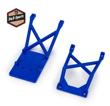Traxxas 3623-BLUE - Skid plates front & rear (Blue)