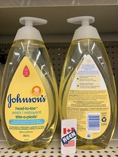 Johnson's Baby wash and shampoo for baths,head-to-toe,tear free, 800mL  27.1 oz