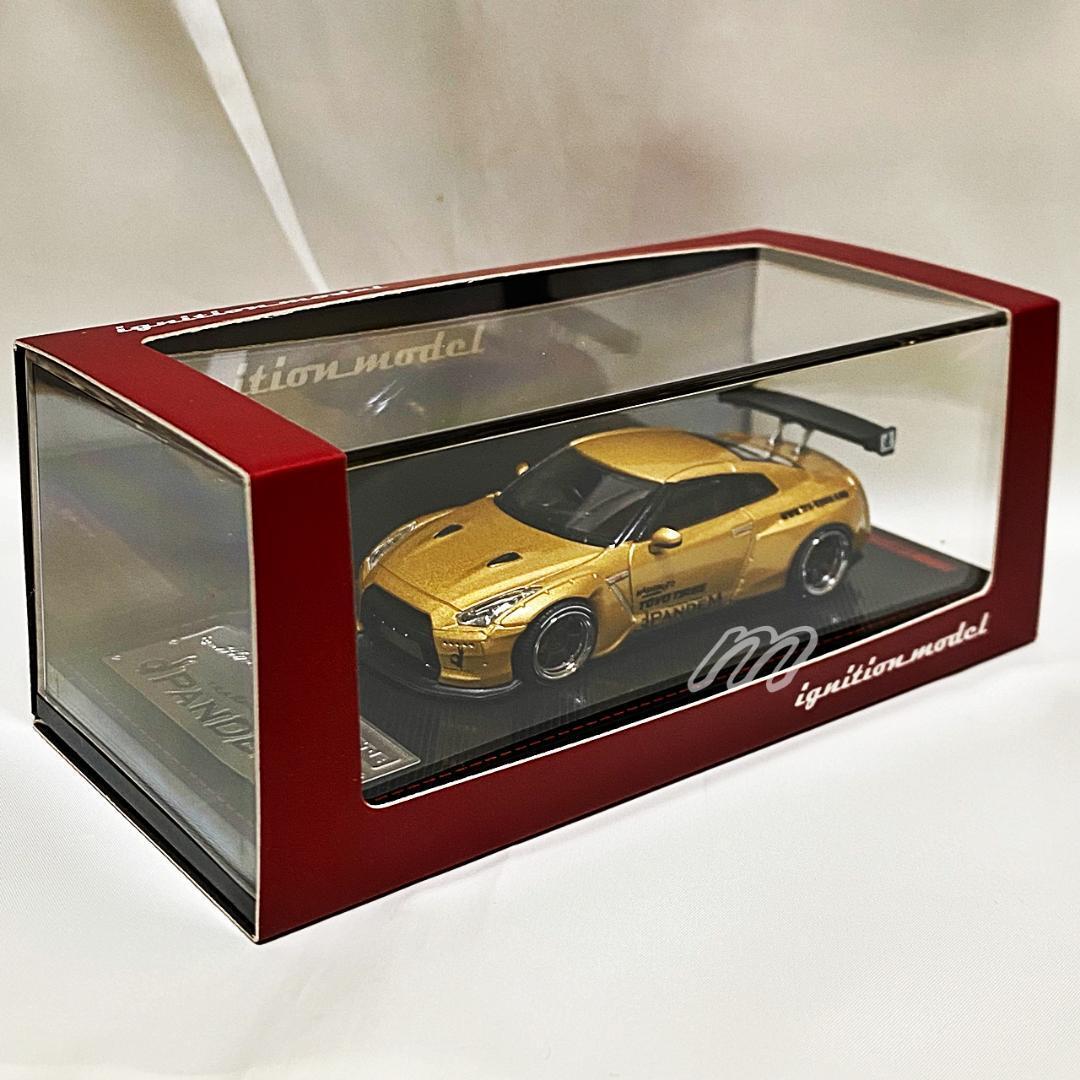 ignition model 1/64 PANDEM R35 GT-R Gold | eBay