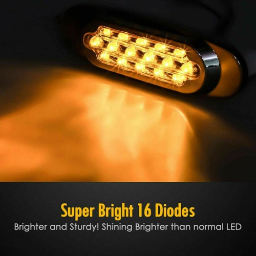 20x Amber LED Side Marker Lights RV Truck Trailer Clearance Light Waterproof - Picture 4 of 11