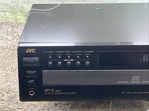 JVC Compact CD 5 Disc Player/Changer Vintage Home Audio XL-FZ158BK Tested 767300 - Picture 4 of 8