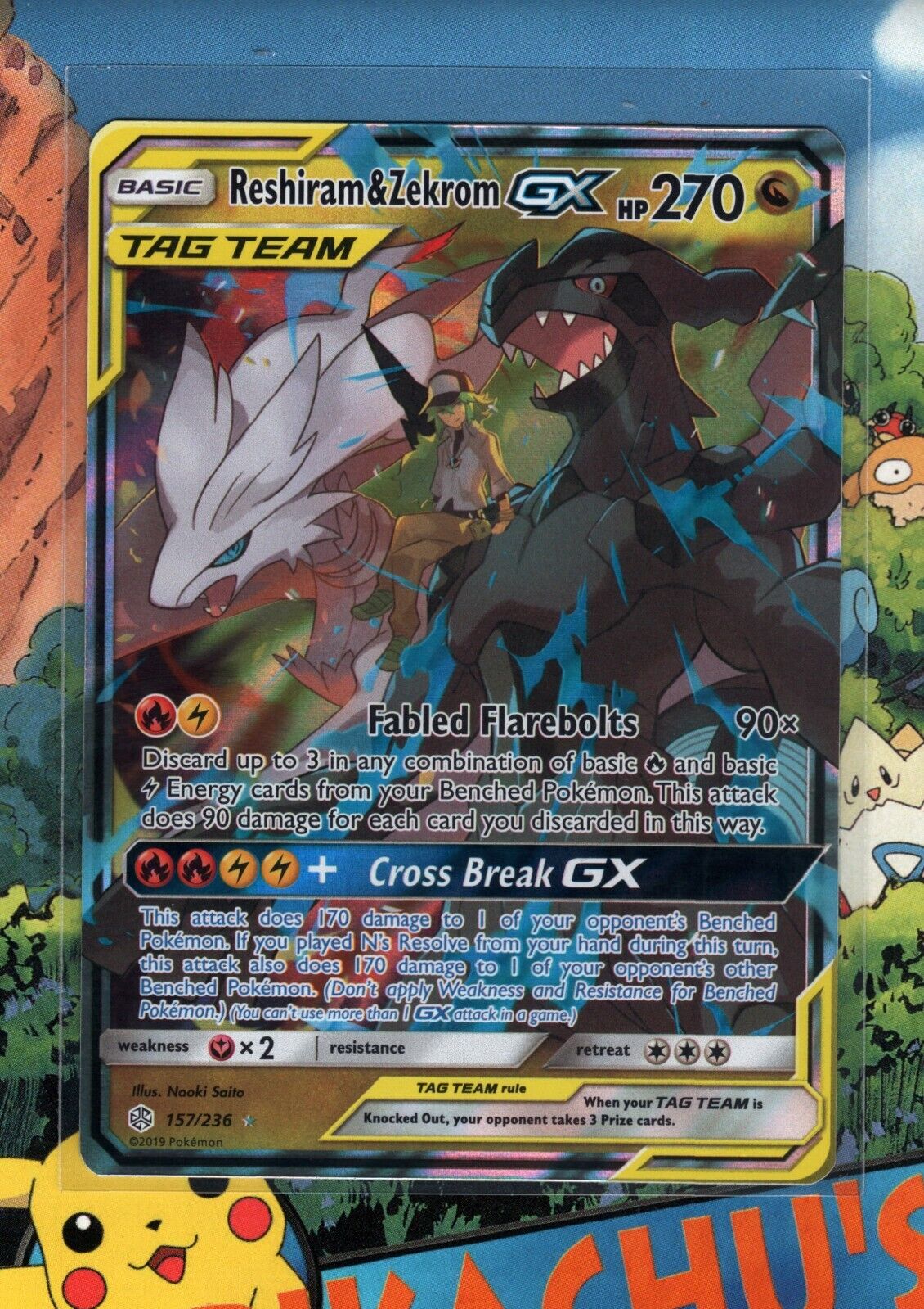 Reshiram e Zekrom-GX / Reshiram & Zekrom-GX (#157/236) - Epic Game - A loja  de card game mais ÉPICA do Brasil!