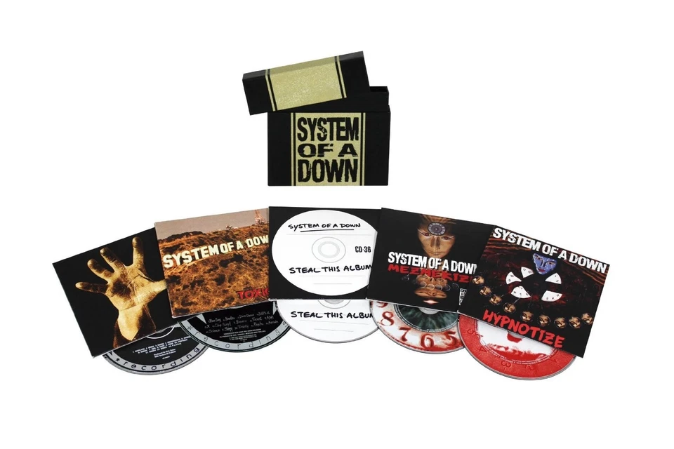 SYSTEM OF A DOWN "ALBUM BUNDLE" 5 CD SET NEW