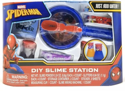 Marvel Spider-Man DIY Slime Station Activity Kit New