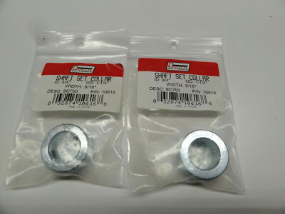 DOUBLE HH Shaft Set Collar 3/4 in ID 1-1/4 in OD X 9/16 in 10616 2