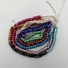 100PCS 2.6mm~8mm Personalized Aluminum Closed Bird Leg Bands - Laser engraved