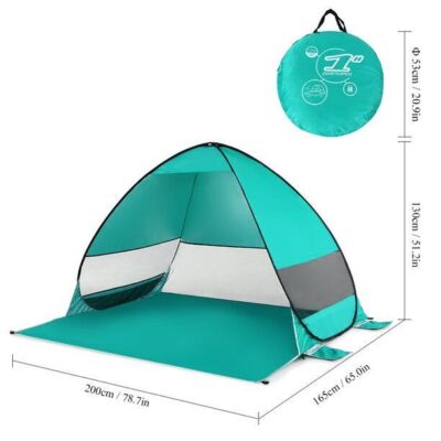 Pop Up Beach Tent Sun Shade Shelter Outdoor Camping Fishing Canopy Portable 