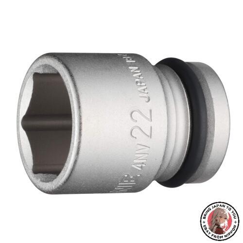 TONE Impact Short Socket – 1/2" Antrieb, 22 Mm Breite | Ultrakurz Für Enge Stellen