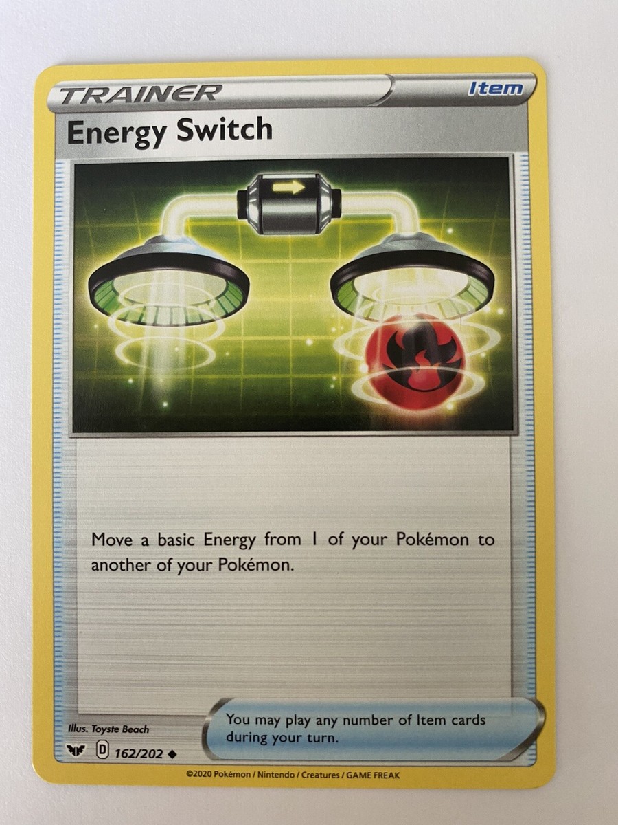 Pokemon Trainer Card Energy Switch Pokemon Card Price Energy